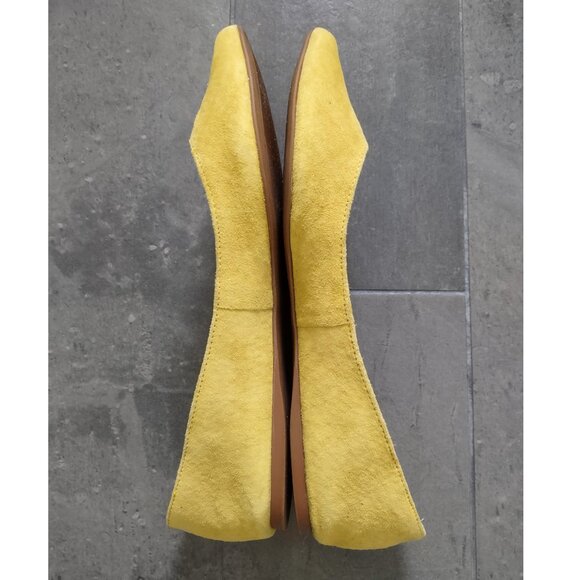 Steve Madden Haanna yellow suede flats - 8 - Picture 5 of 9